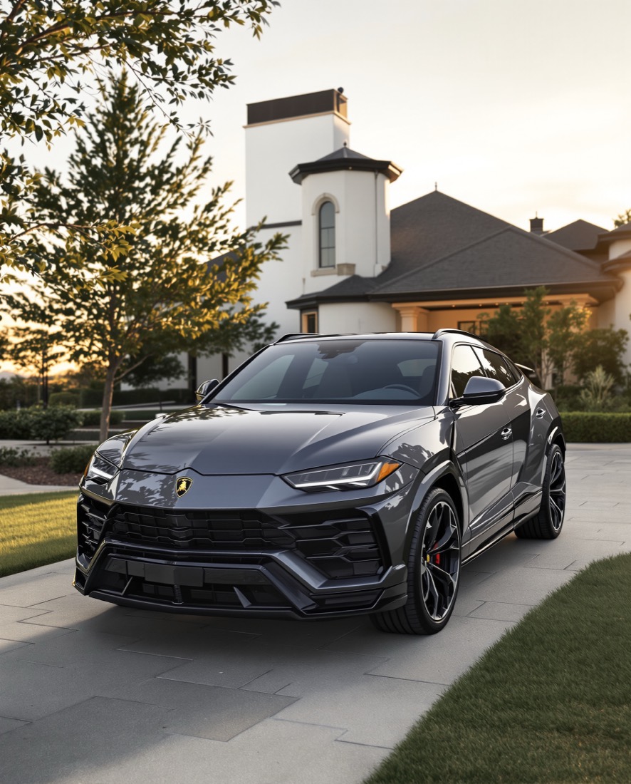 Gray 2020 Lamborghini Urus